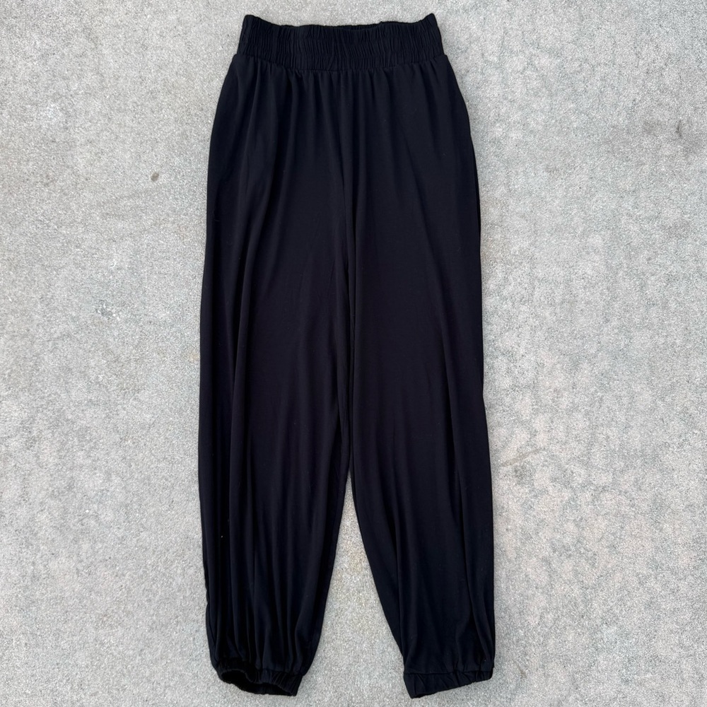 Free People FP Beach Ali High Waist Balloon Pants in Black Size small preloved - Picture 5 of 10
